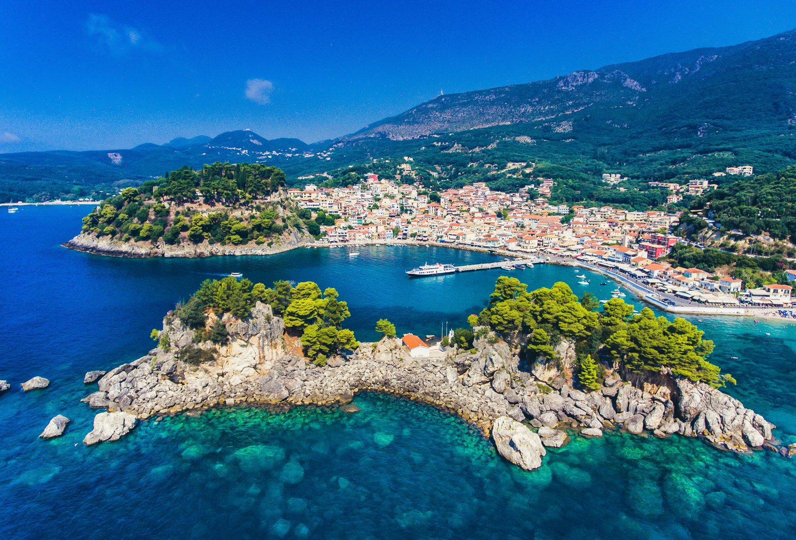 Coastal town of Parga - the Epirus region of northwestern Greece